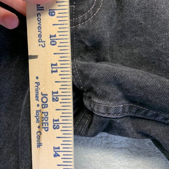 Vintage Levi's Jeans Men's 38x32 Black Dark Wash 90's 560 Loose Fit Tapered Leg - Picture 8 of 11